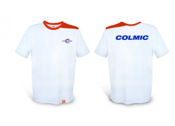 TRICOU COLMIC ALB/ORANGE L
