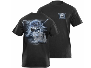 TRICOU FLYING FISHERMAN MIDNIGHT ANGLER PIRATE BLACK
