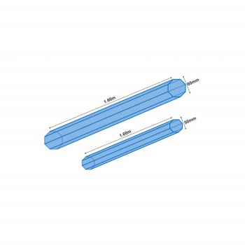 TUB PROTECTIE LANSETE GARBOLINO TUBE PROTEGE CANNES OCTOGONAL 190CM - Img 2