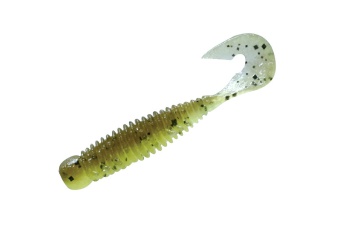 TWISTER JACKALL WOBBRING 2INCH GREEN PUMPKIN LIGHT CHARTREUSE 7BUC/PL