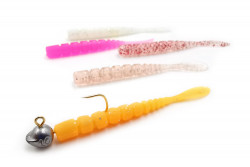 VIERME MUSTAD AJI MICRO FLA 5CM CLEAR RAINBOW GLITTER 16BUC / PL