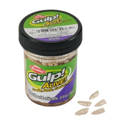 VIERMI ARTIFICIALI BERKLEY GULP ALIVE WAXIES MLD 12MM WHITE 45