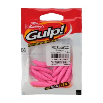 VIERMI ARTIFICIALI BERKLEY GULP! FLOATING PINCHED CRAWLER 3CM BUBBLEGUM - Img 3