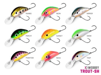 VOBLER DELPHIN WOBBY TROUT-SH 4G / 4CM / FLOAT. / NOVA