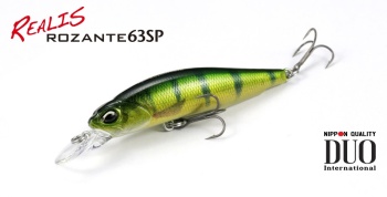 VOBLER DUO REALIS ROZANTE 63SP 6.3CM 5GR CCC3516 GHOST MAT LIME CHART - Img 2