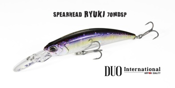 VOBLER DUO SPEARHEAD RYUKI 70MDSP 7cm 5.6gr CRA3050 Half Mirror Ayu - Img 2