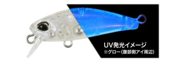 VOBLER DUO TETRA WORKS TOTO FAT 35F 3.5CM 1.8GR CCC0076 UV SILVER