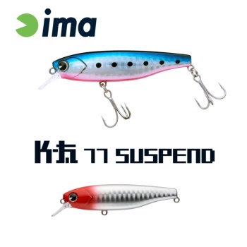 VOBLER IMA K-FAT 77 SUSPEND 77MM 12GR 001 RED HEAD