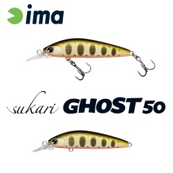 VOBLER IMA SUKARI GHOST 50SU 50MM 3.2GR 010 PEARL YAMAME TROUT