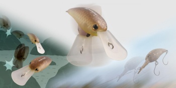 VOBLER JACKALL PANICRA MR 3.2CM / 3.3G TACKEY GLOW YAMAME - Img 6