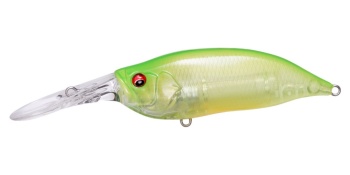 VOBLER MEGABASS IXI SHAD TYPE-3 57mm 7.0gr CLEAR LIME CHART