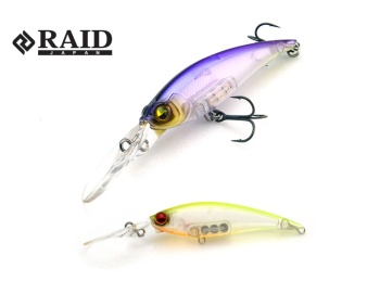 VOBLER RAID LEVEL SHAD SPRINTER 68MR 68MM 5.9GR 009 STEALTH CHART