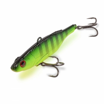 VOBLER RATTLING BLACK CAT 60GR 100MM BC VIBE FIRETIGER - Img 2