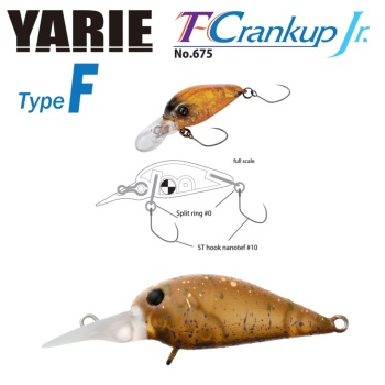 VOBLER YARIE JESPA 675 T-CRANKUP JR TYPE F 2.8MM 1.8GR CULOARE C5 MASTUPELE