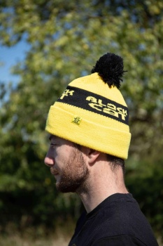 CACIULA BLACK CAT YELLOW BOBBLE HAT - Img 4