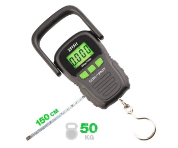 CANTAR ZFISH COMPACT SCALE CU RULETA 50KG