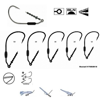 CARLIG MUSTAD OFFSET LESTATPOWER LOCK NR 1/0 3BUC/PL