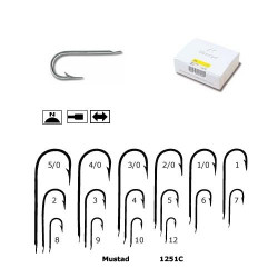 CARLIG MUSTAD TIJA LUNGA,PROT.ANTICOROZIVA NR 6 1251C.6 - 10BUC/PL