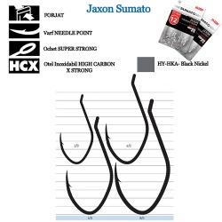 CARLIGE JAXON SUMATO CAT FISH NR 2/0 NEGRU 5/PLIC