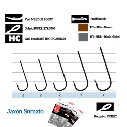 CARLIGE JAXON SUMATO ROUND NR 7 NEGRU 10/PLIC
