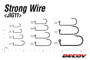 CARLIGE JIG DECOY JIG11B STRONG WIRE BLACK NR.4/0 6BUC/PLIC - Img 4
