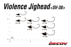 CARLIGE OFFSET LESTATE DECOY SV-38 VIOLENCE NR.6 0.9GR 5BUC/PLIC