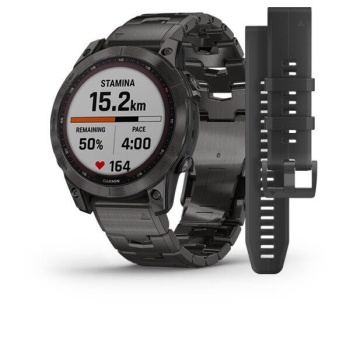 CEAS GARMIN FENIX 7 SAPPHIRE SOLAR CARB.GRAY TI / CARB.GRAY TI 47MM