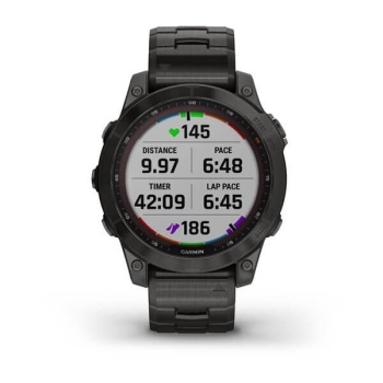 CEAS GARMIN FENIX 7 SAPPHIRE SOLAR CARB.GRAY TI / CARB.GRAY TI 47MM - Img 9