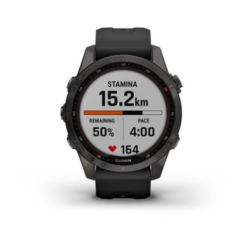 CEAS GARMIN FENIX 7S SAPPHIRE SOLAR CARBON GRAY TI / BLACK 42MM - Img 5