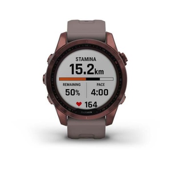CEAS GARMIN FENIX 7S SAPPHIRE SOLAR DARK BRONZE TI / GRAY 42MM - Img 5