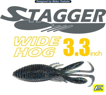 CREATURA HIDE UP STAGGER WIDE HOG 3.3 8.4CM 141 ITASU GILL 5BUC/PLIC - Img 2