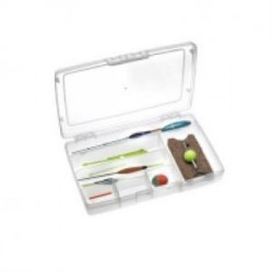 CUTIE 7 COMPARTIMENTE FIXE PT. ACCESORII 24X15CM PLASTICA PANARO