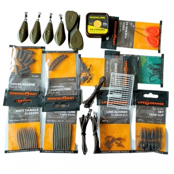 CUTIE CU ACCESORII CRAP ORANGE CARP UNIVERSAL HARD 97PIESE - Img 3