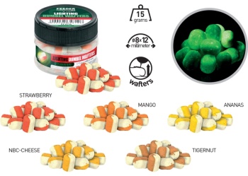 DUMBEL CARP ZOOM FEEDER COMPETITION LIGHTING WAFTERS 8x12mm 15gr Ananas