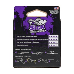 FIR BERKLEY SICK FLUOROCARBON LEADER 50M/54YD, 0,20MM, 2,8KG/6LB CLEAR