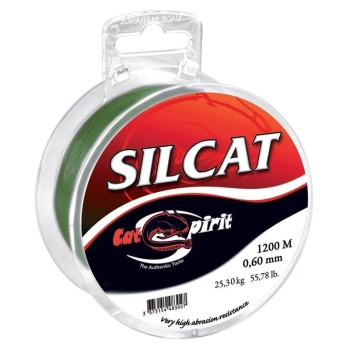 FIR CAT SPIRIT SILCAT MONOFILAMENT 25,3KG 0,60 MM 300M VERDE INCHIS
