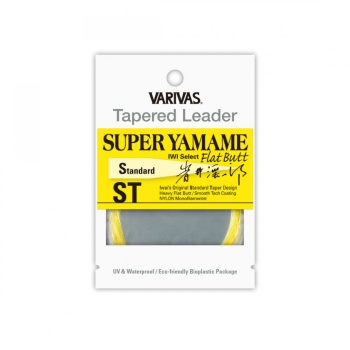 FIR INAINTAS FLY TAPERED LEADER SUPER YAMAME FLAT BUTT ST 15FT 4X FLASH YELLOW 4.5M