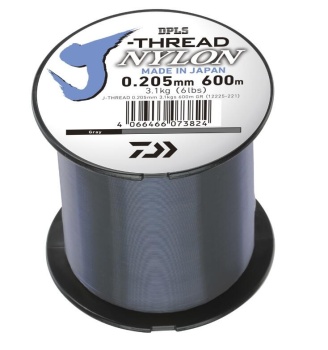 FIR MONOFILAMENT DAIWA J-THREADS 0.370MM/10,10KG/600M GRI