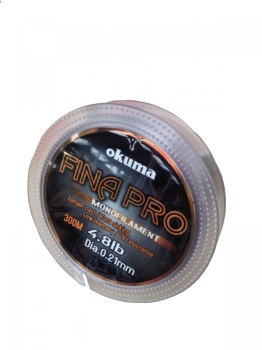FIR MONOFILAMENT OKUMA FINA PRO 043MM/7,0KG/300M - Img 3
