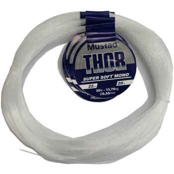 FIR MUSTAD THOR SUPER SOFT MONO CLEAR 080MM/27,0KG/20M
