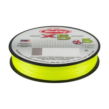 FIR TEXTIL BERKLEY X5 FLUORO VERDE 0,14MM/14,00KG/150M - Img 3