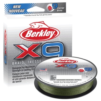 FIR TEXTIL BERKLEY X9 0.06MM 150M 6.4K LOW-VIS GREEN - Img 2