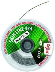 FIR TEXTIL CARP ZOOM SKINLINE 4X4 MAROU 25LB 20M