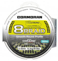FIR TEXTIL CORMORAN CORASTRONG 8BRAID VERDE 0.18MM/13,2KG/300M