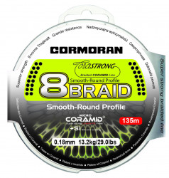 FIR TEXTIL CORMORAN CORASTRONG 8BRAID VERDE 010MM/6,3KG/135M
