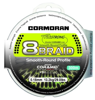 FIR TEXTIL CORMORAN CORASTRONG 8BRAID VERDE 025MM/18,8KG/300M - Img 2