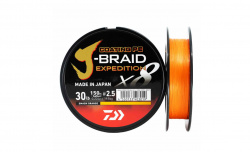 FIR TEXTIL DAIWA J-BRAID EXPEDITION X8 PE 0.06MM / 5.2KG / 150M ORANGE