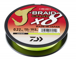 FIR TEXTIL DAIWA J-BRAID GRAND X8E CHARTR. 010MM/7,0KG/135M