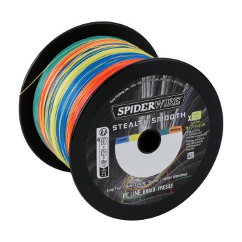 FIR TEXTIL SPIDERWIRE STEALTH SMOOTH8 X8 PE BRAID 2000M 2180YD 0.19MM 18KG 39LB MULITI - Img 8