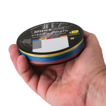 FIR TEXTIL SPIDERWIRE STEALTH SMOOTH8 X8 PE BRAID 600M 654YD 0.23MM 23.6KG 52LB MULITI - Img 3